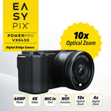 Easypix digital bridge camera 64MP black, UK version