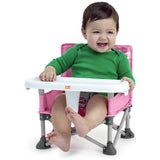 Bright Starts Pop N Sit pink booster seat, UK version