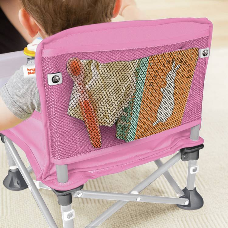 Bright Starts Pop N Sit pink booster seat, UK version