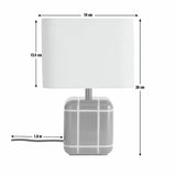 Habitat Metro small table lamp rust - British product