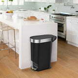 Simplehuman pedal bin black 40L (British brand)