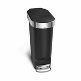 Simplehuman pedal bin black 40L (British brand)