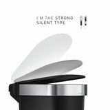 Simplehuman pedal bin black 40L (British brand)
