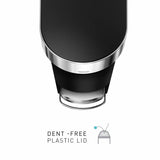 Simplehuman pedal bin black 40L (British brand)