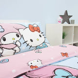 Hello Kitty single bedding set with panel print (British brand)