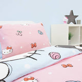 Hello Kitty single bedding set with panel print (British brand)