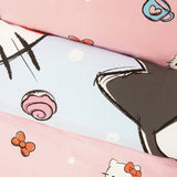 Hello Kitty single bedding set with panel print (British brand)