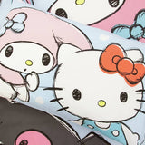 Hello Kitty single bedding set with panel print (British brand)