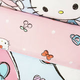 Hello Kitty single bedding set with panel print (British brand)