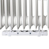 SpeedComfort cast iron radiator fan extension set white, UK version