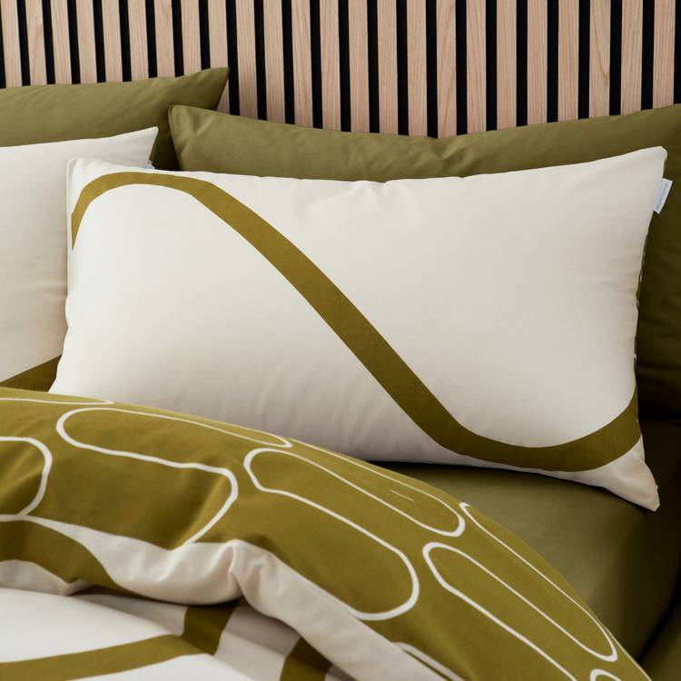 Catherine Lansfield linear curve bedding set single (British brand)