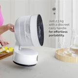 Meaco Sefte rechargeable desk fan 8 inch (British brand)