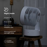 Meaco Sefte rechargeable desk fan 8 inch (British brand)