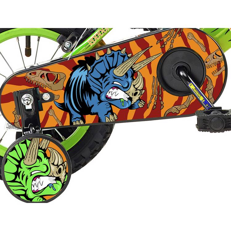 Pedal Pals kids mountain bike 12-inch green, imported from the UK