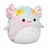 Squishmallows soft toy Tinley the tie-dye axolotl 7.5 inch, UK version