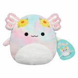 Squishmallows soft toy Tinley the tie-dye axolotl 7.5 inch, UK version