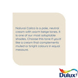 Dulux Walls and Ceilings Matt Paint Natural Calico 5L (British brand)