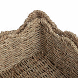 Habitat seagrass wave storage basket natural set of 2, imported from the UK