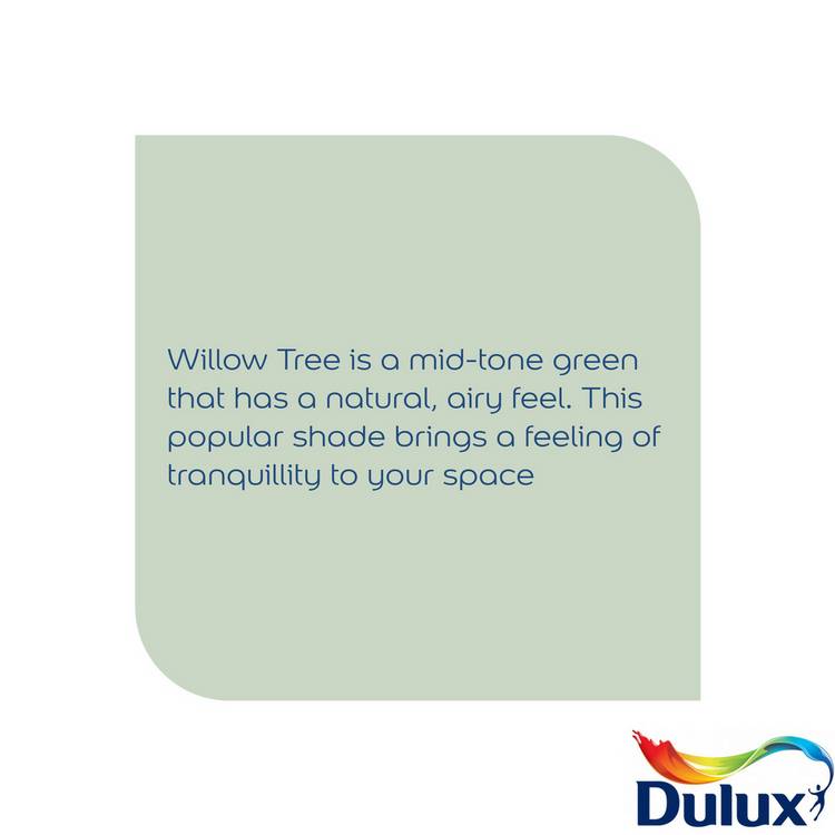 Dulux Walls & Ceilings Matt Paint Willow Tree 2.5L - British product
