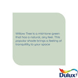 Dulux Walls & Ceilings Matt Paint Willow Tree 2.5L - British product