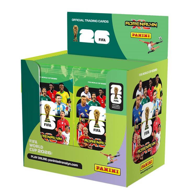 Panini FIFA World Cup 2026 Adrenalyn XL trading cards pack of 50, UK version