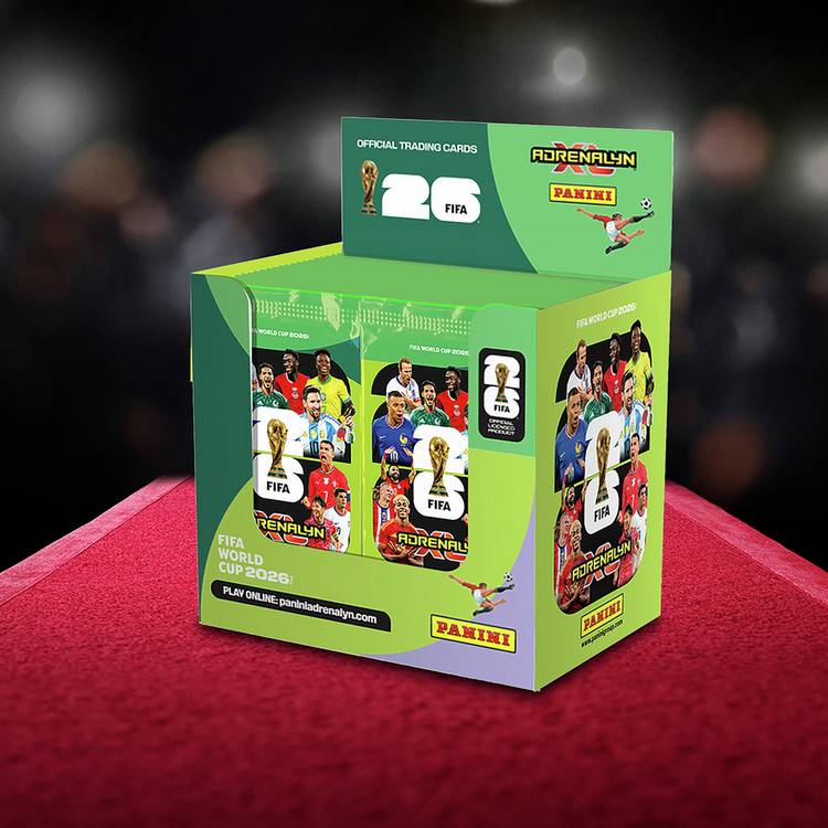 Panini FIFA World Cup 2026 Adrenalyn XL trading cards pack of 50, UK version