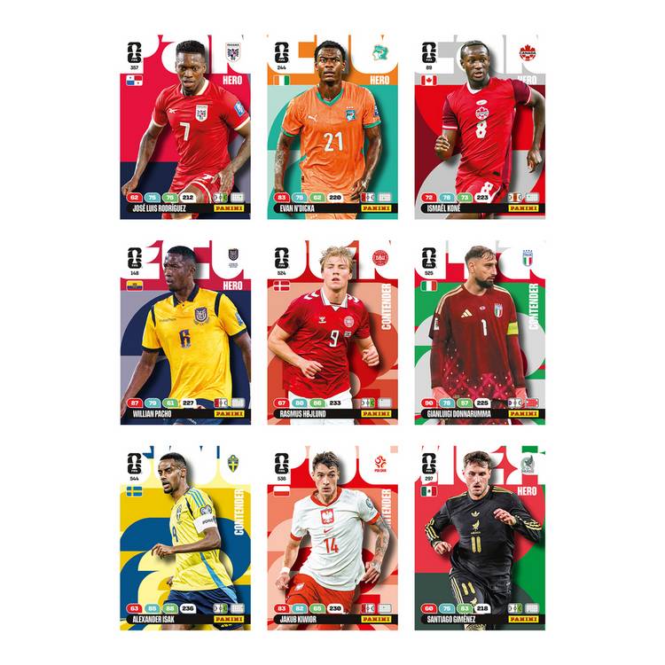 Panini FIFA World Cup 2026 Adrenalyn XL trading cards pack of 50, UK version