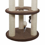 Rosewood Pet cinnamon cat scratcher multi-level tree, UK version