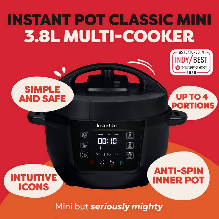 Instant Pot Classic Mini multi cooker 3.8L, imported from the UK