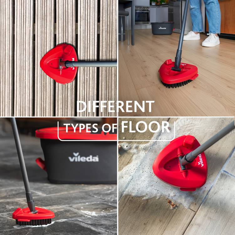 Vileda Turbo Spin Scrub Brush cleaning tool (British brand)