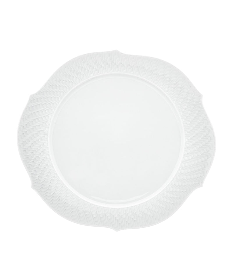 Meissen porcelain cake platter wave relief 26.5cm - British product