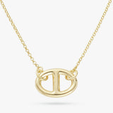 Revere gold plated silver marine pendant necklace 46cm (British brand)