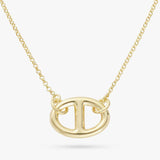 Revere gold plated silver marine pendant necklace 46cm (British brand)