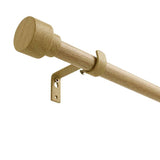 Argos Home light oak extendable curtain pole 120-210cm (British brand)