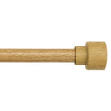 Argos Home light oak extendable curtain pole 120-210cm (British brand)