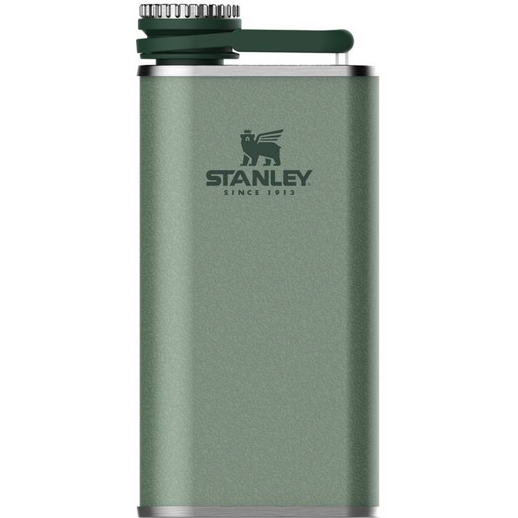 Stanley Green stainless steel hip flask 230ml - British product