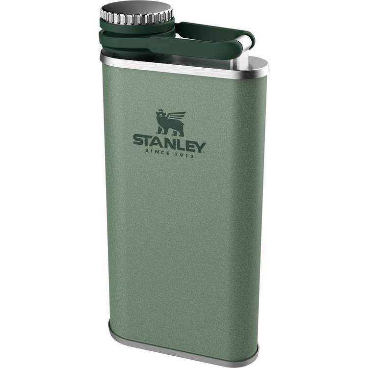 Stanley Green stainless steel hip flask 230ml - British product
