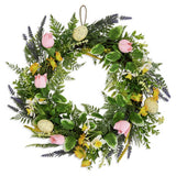 Argos Home floral and egg Easter wreath 55.9cm (British brand)