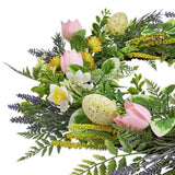 Argos Home floral and egg Easter wreath 55.9cm (British brand)