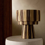 Argos Home Salto Rafia 3-tier table lamp - British product