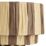 Argos Home Salto Rafia 3-tier table lamp - British product