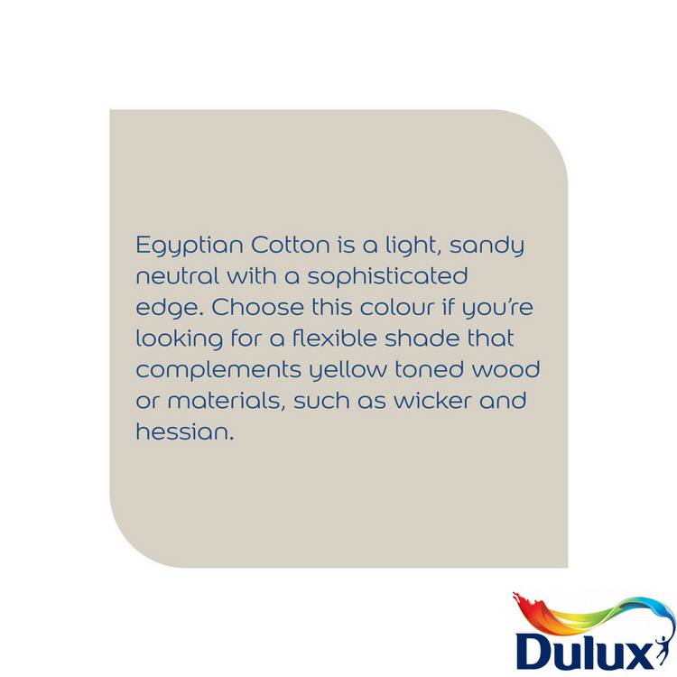 Dulux Easycare paint Egypt Cotton 2.5L (British brand)