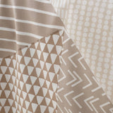 Catherine Lansfield Larsson Geo Neutral bedding set single, imported from the UK