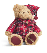 Harrods Harrods Tartan PJ Bear Teddy Bear 25cm- Buy online at McGrocer