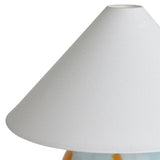 Habitat Rae confetti glass table lamp blue white - British product