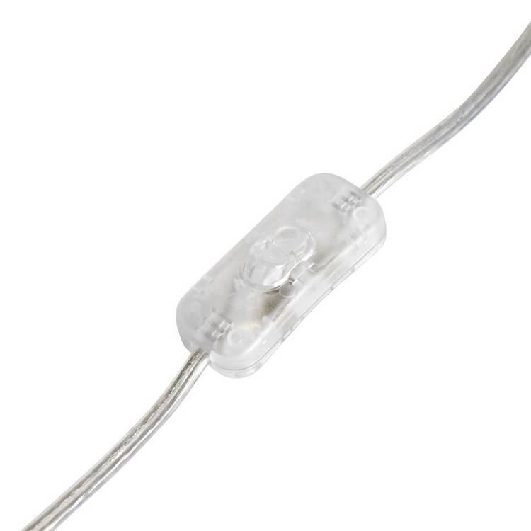 Habitat Rae confetti glass table lamp blue white - British product