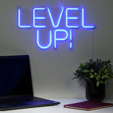 Argos Searchlight Gaming Level Up Neon Effect LED Wall Light (Blue, 41cm)- Buy online at McGrocer