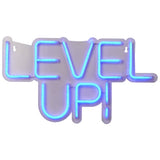 Searchlight blue neon wall light 41cm, imported from the UK