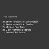Tommee Tippee baby bottle starter kit Blue - British product