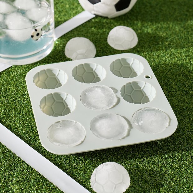 Argos Home football silicone ice cube mould (British brand)